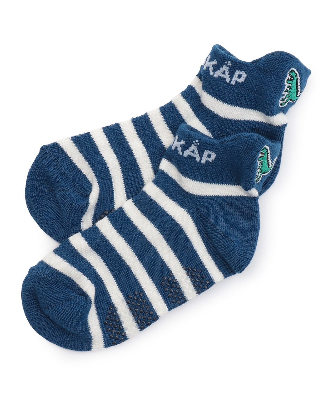 Стельки для кроссовок в полоску с вышивкой динозавров Kladskap, Navy blue