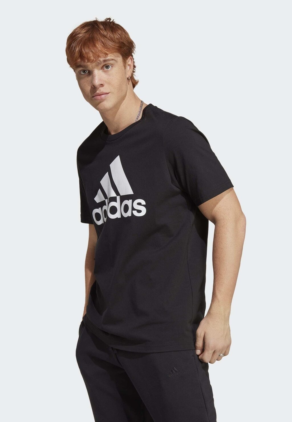 

Футболка Adidas M BL SJ T, цвет Black White, Черный, Футболка Adidas M BL SJ T, цвет Black White