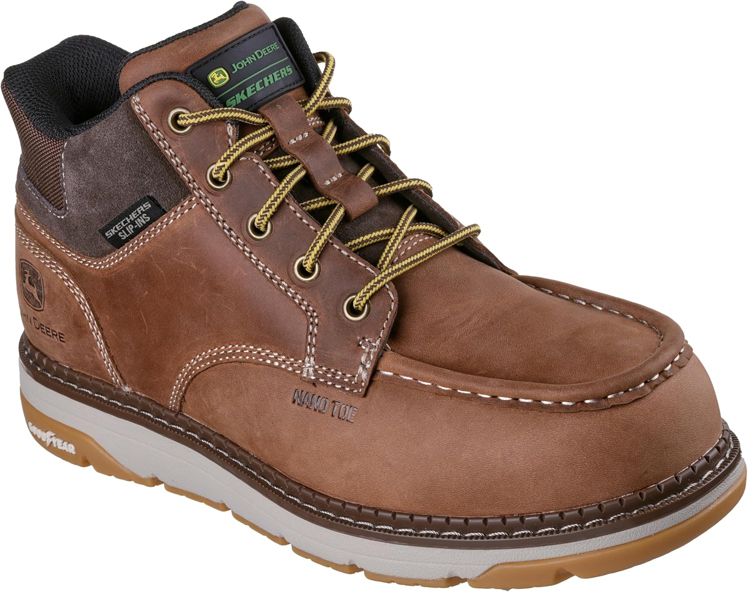 

Мужские ботинки Skechers John Deere X Skechers Kadmiel - Grand Creek с шнуровкой и мягким воротником, Dkbr