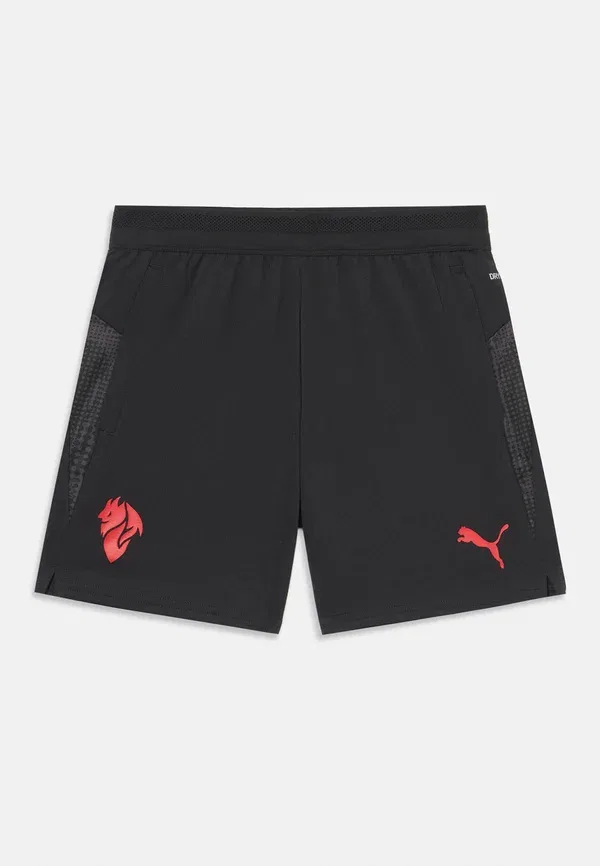 Тренировочные шорты Ac Milan Puma, черно-красные