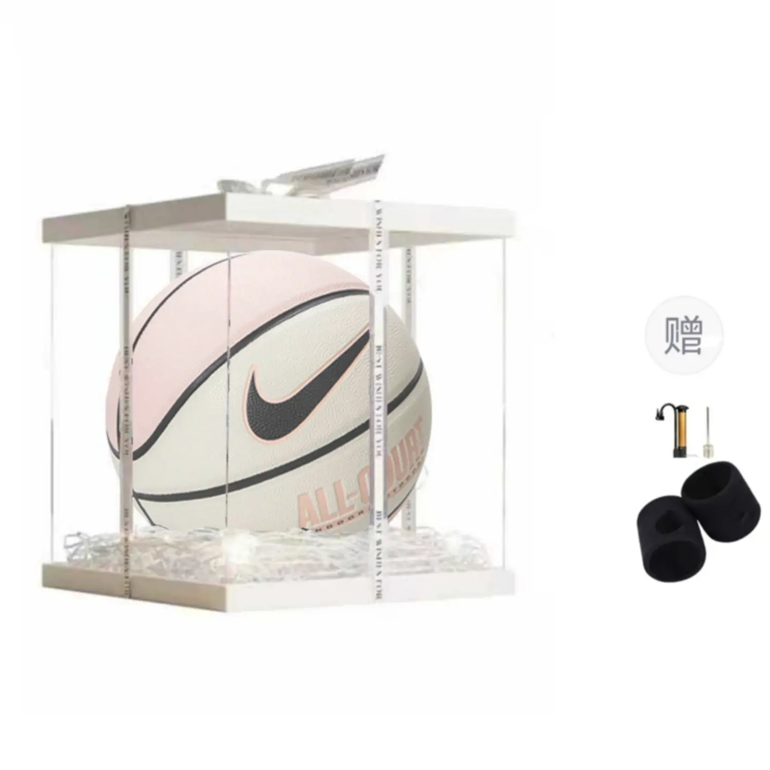 

Nike Баскетбольный мяч PU розовый размер 7 матчевый unisex