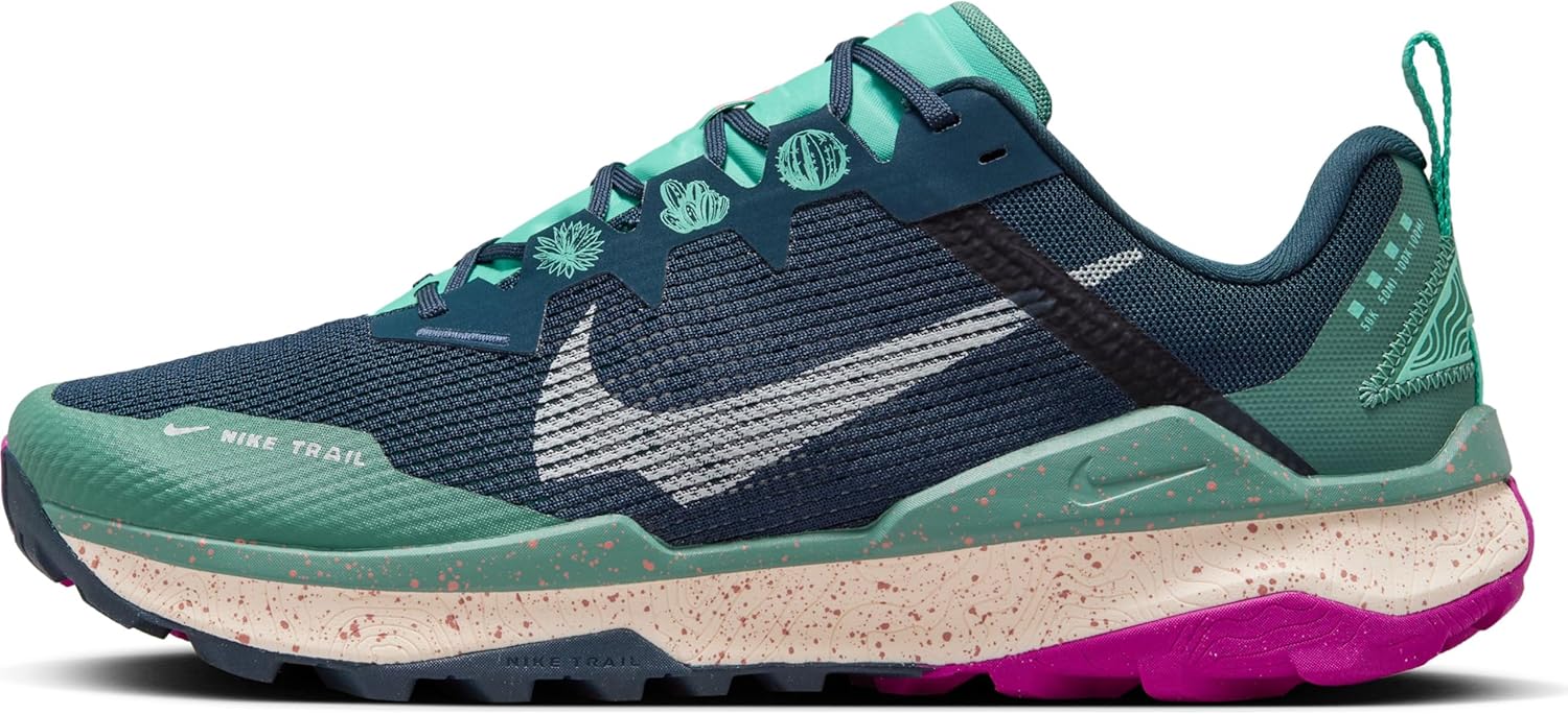 

Мужские кроссовки для бега Nike React Wildhorse 8, темно-синий/слоновая кость