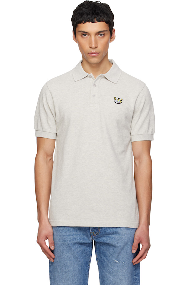 

Kenzo Серая узкая рубашка поло Kenzo Paris 'Kenzo Wild Tiger'