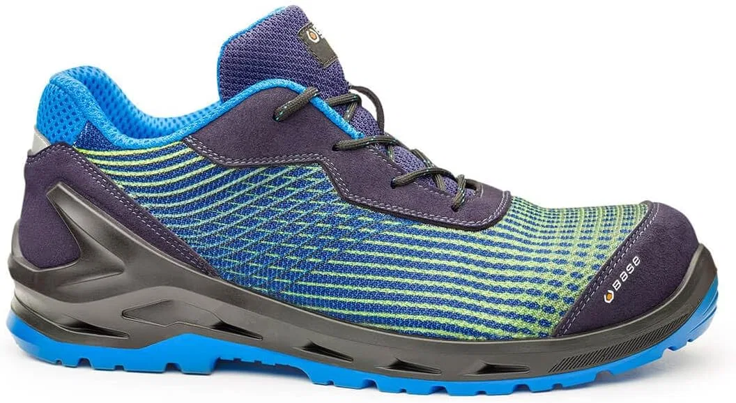 Кроссовки BASE Protection Unisex B1212a I-Cyber Fluo S1p ESD SRC-Bs See Trainers, Colourful