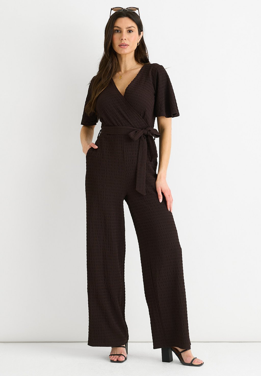 

Комбинезон TEXTURED GINI LONDON, коричневый