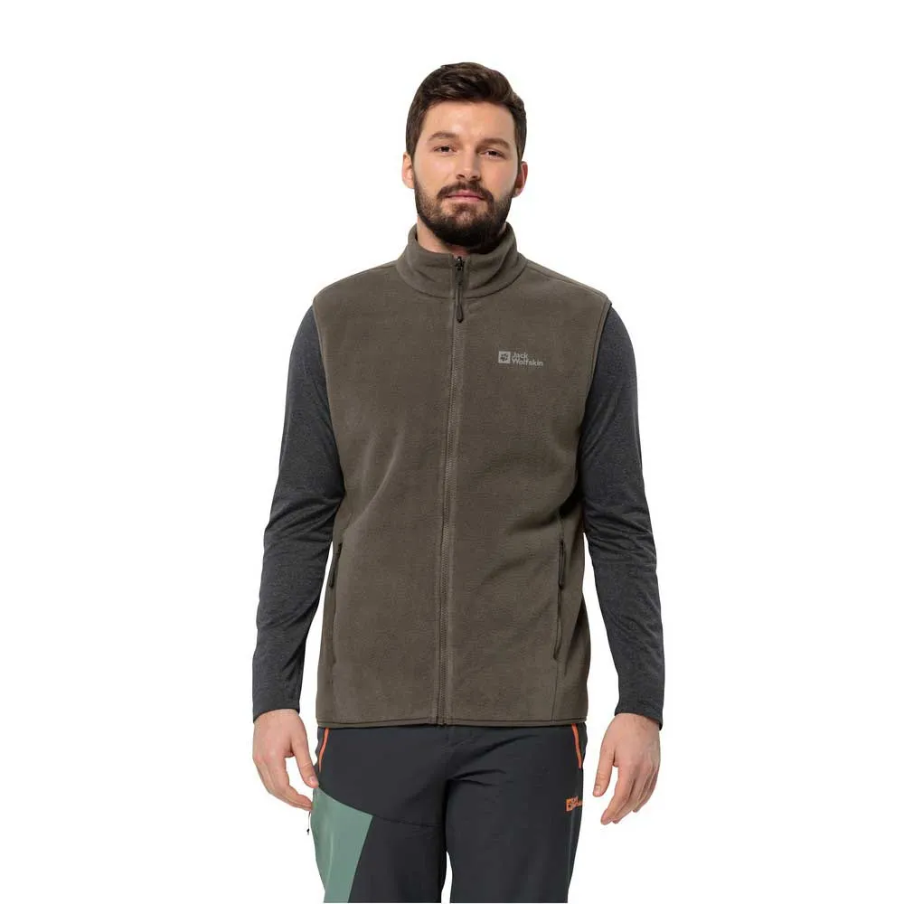 

Жилет Jack Wolfskin Waldsteig FZ, коричневый