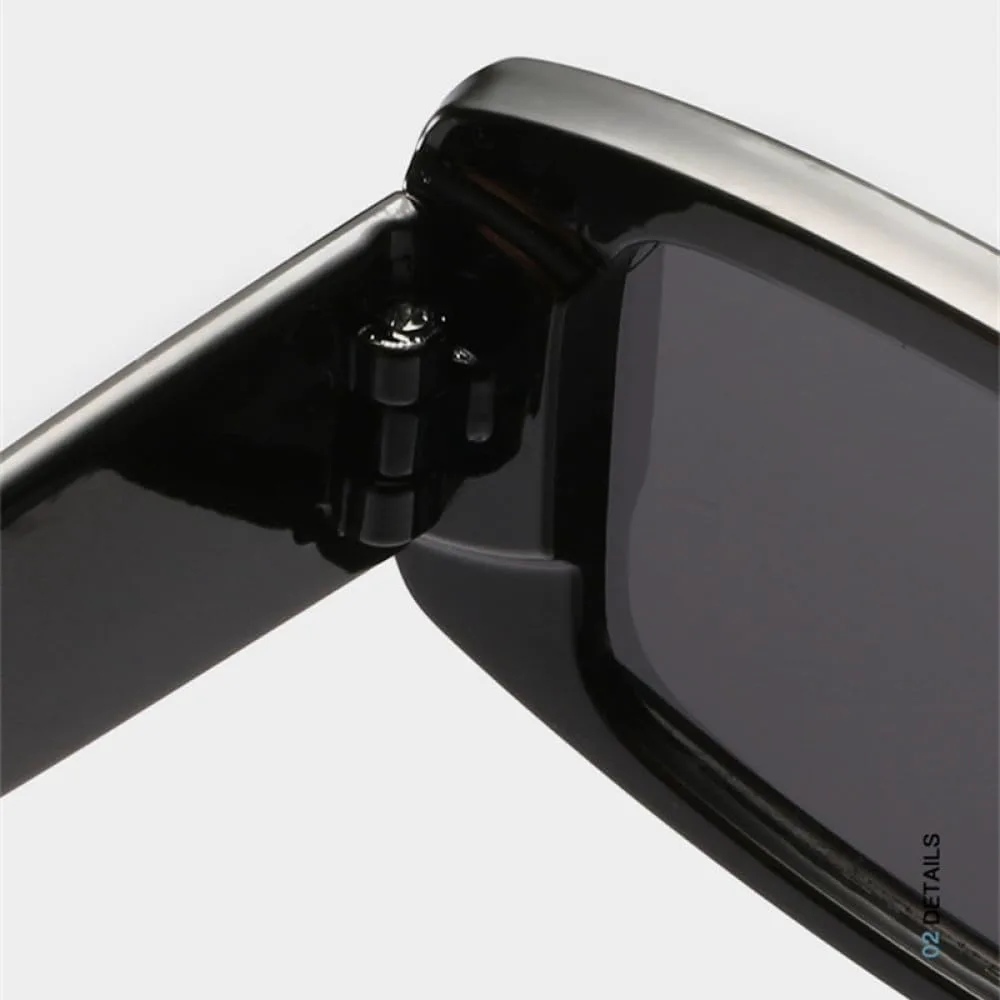 

Солнцезащитные очки MUTYNE черного прямоугольного квадратного кроя в стиле ретро для женщин, в стиле стимпанк, винтажные очки для отдыха и пляжа, Champagne Tea