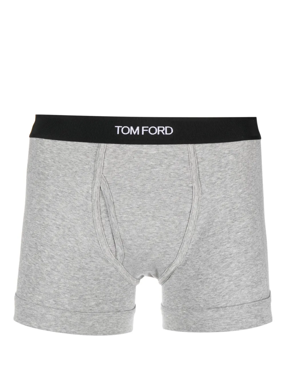 Трусы-боксеры из хлопковой смеси с логотипом (упаковка из двух пар) TOM FORD, белый — фото 2