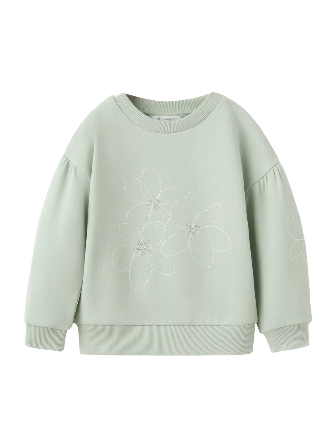 Толстовка 'SPRING' Mango Kids, Pastel Green