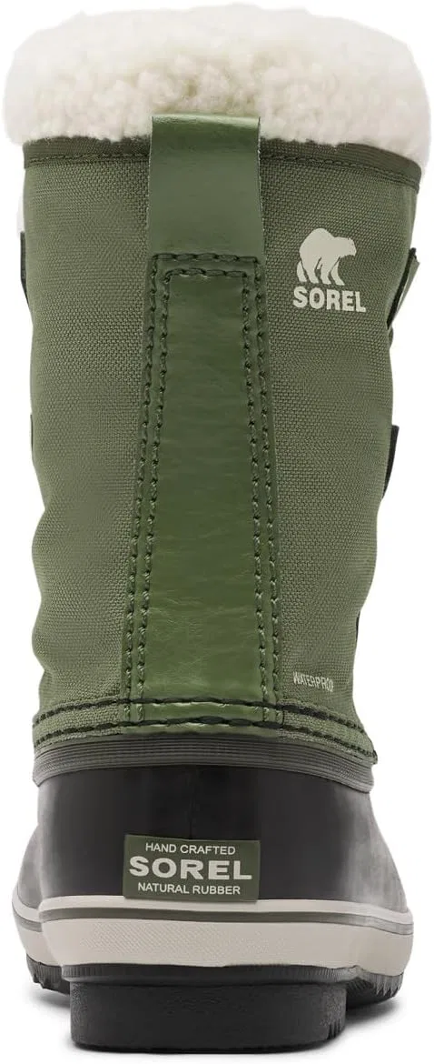 Нейлоновые зимние ботинки Sorel Yoot Pac для девочек, Hiker Green Youth Collection 2024 — фото 2