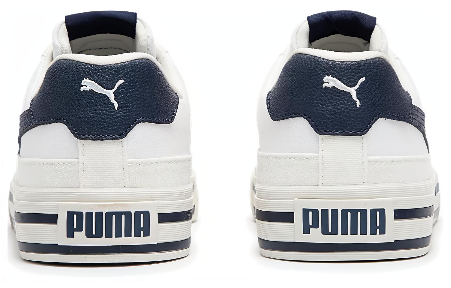 PUMA Классические кеды Court Classic Vulc 'Белый Черный' - Белый Синий, цвет White Blue — фото 3