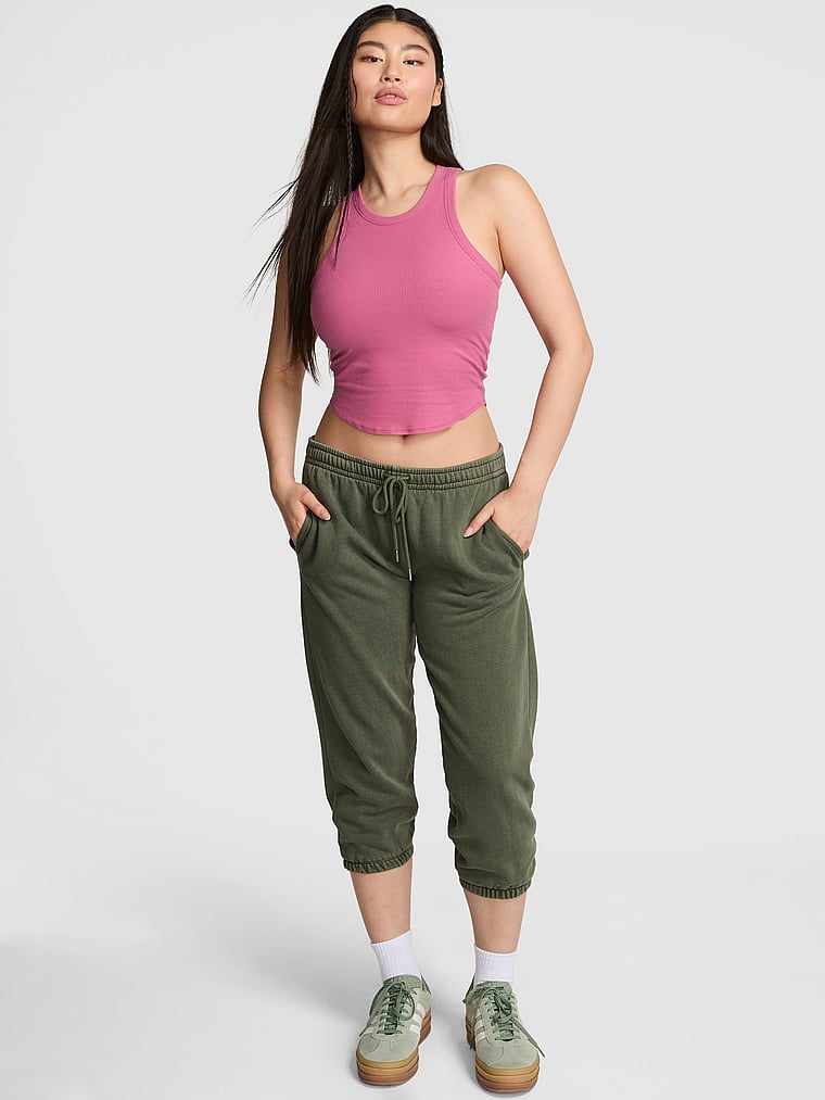 

Спортивные брюки-капри из флиса Ivy Pink, зеленый