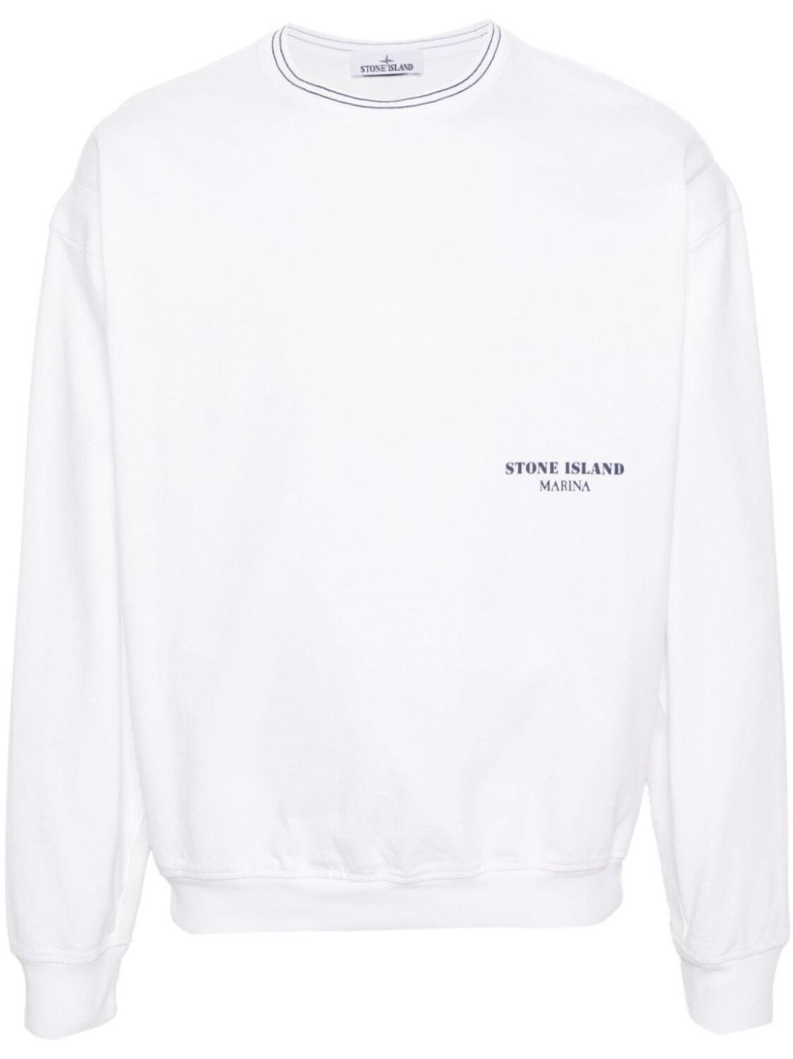 

Толстовка с логотипом Stone Island, белый