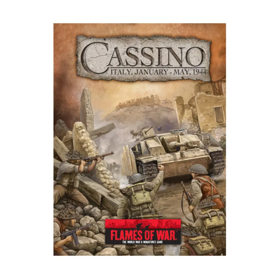 

Кассино, Италия, январь-май 1944 г., Flames of War - WWII - Core Rules & Assorted