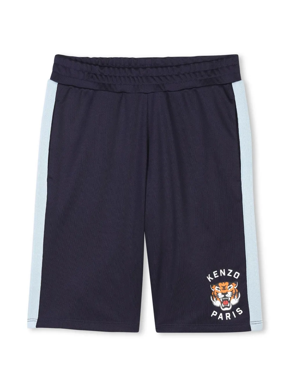 

Шорты с принтом Tiger Head Kenzo Kids, синий