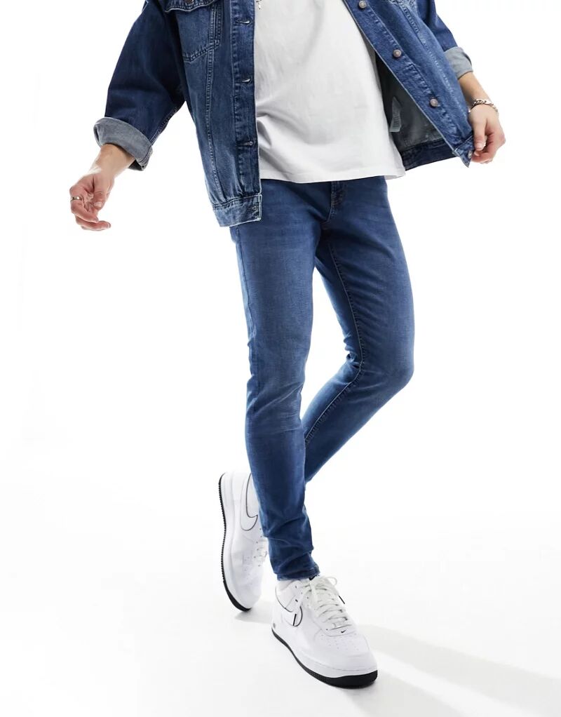 

Голубые зауженные джинсы Jack & Jones Pete