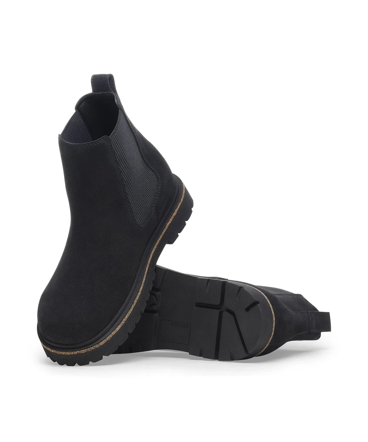 Ботинки HIGHWOOD SLIP ON MID из замши, Birkenstock, Regular Fit, черный