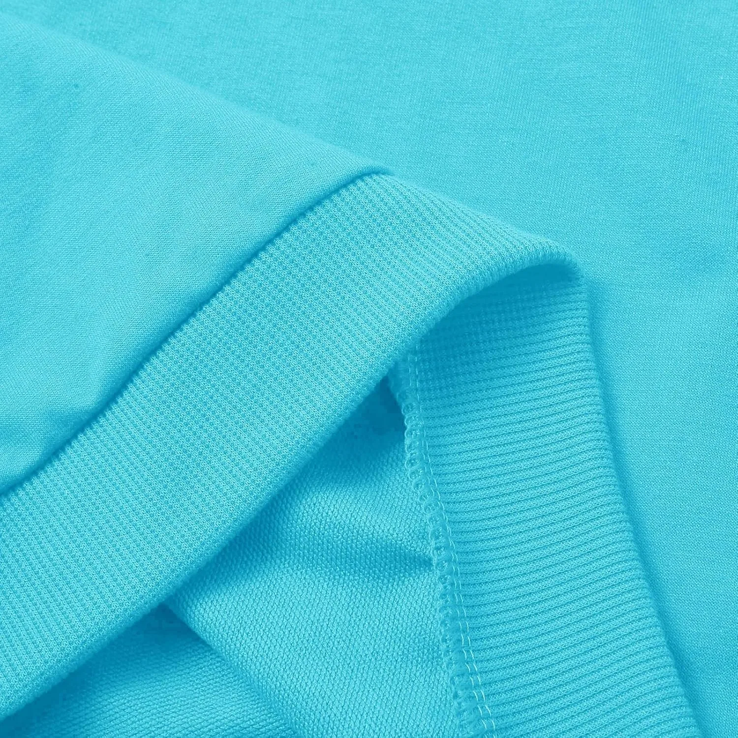 Детский спортивный костюм из хлопка, 2 предмета, толстовка и штаны, Sky Blue — фото 4