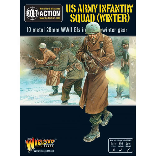 

Миниатюра Warlord Games Bolt Action: US Army Infantry Squad (Winter)