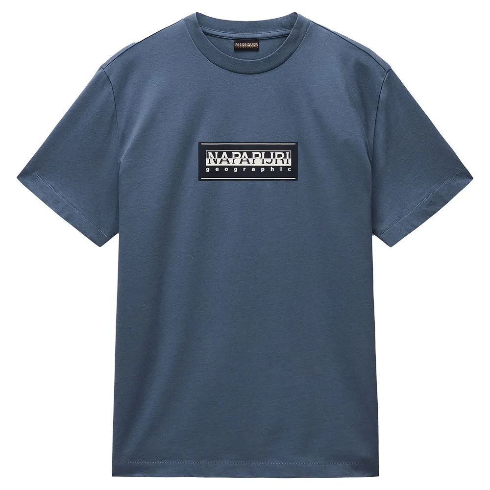 

Футболка с коротким рукавом Napapijri Box Logo, синий