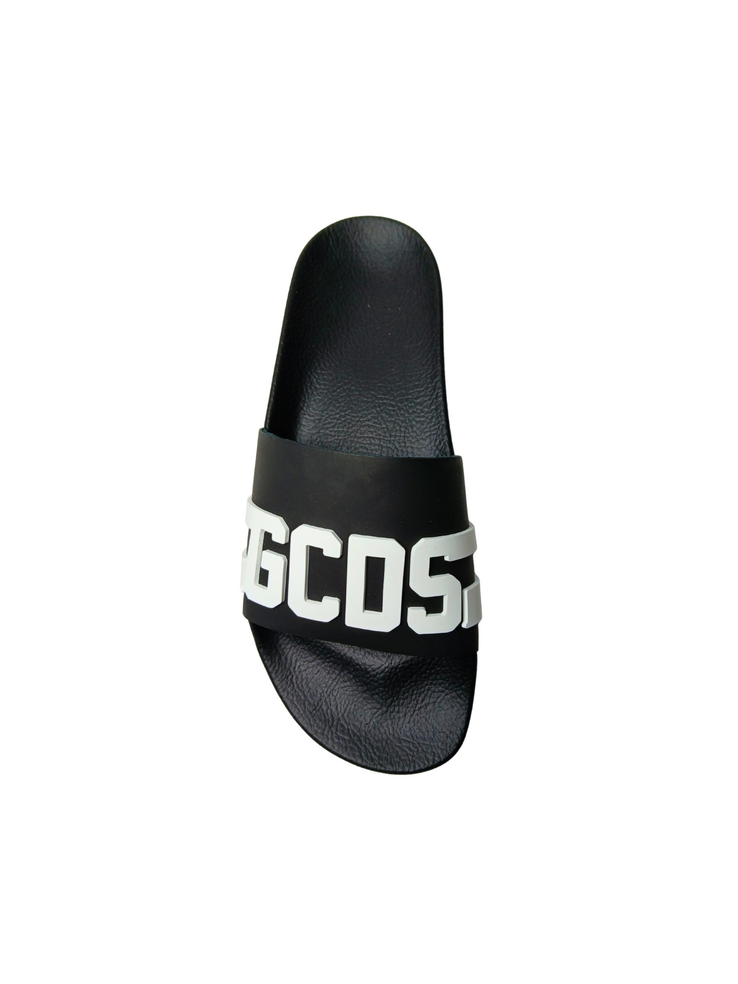 GCDS Пляжные и бассейновые тапочки в черном цвете — фото 3