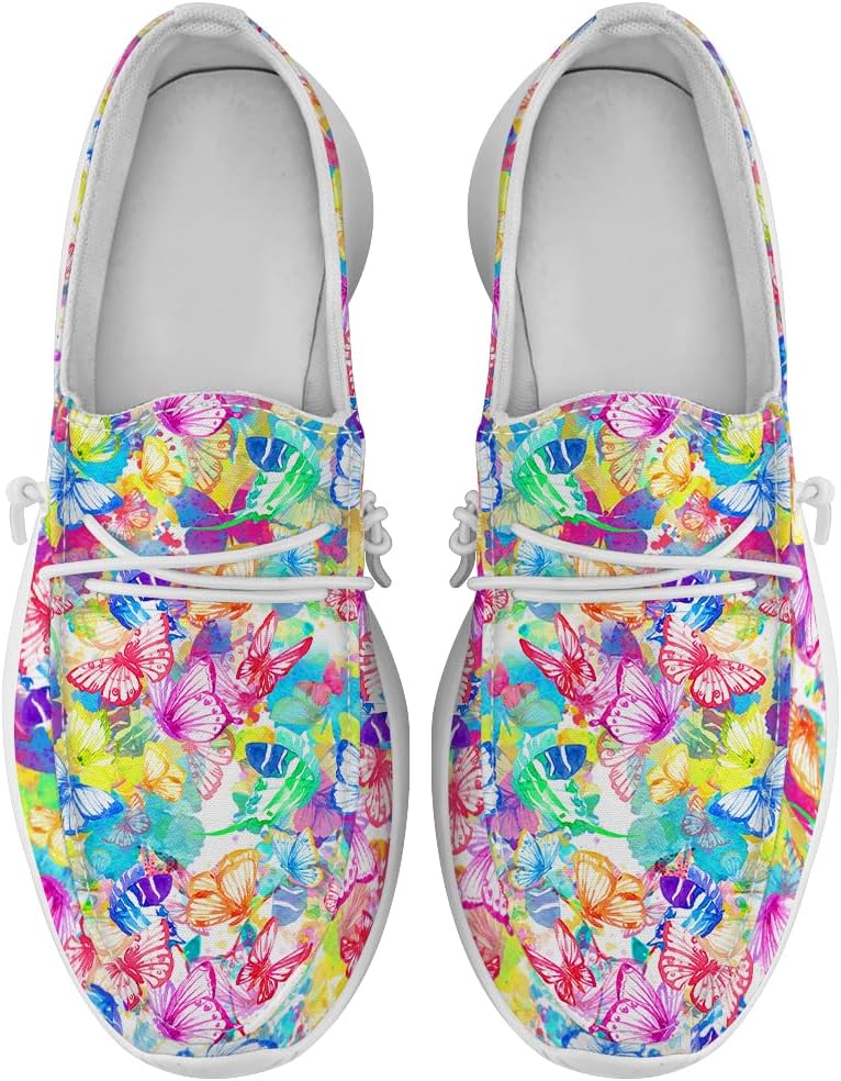 

Женские лоферы-бабочки на легкой подошве Белые прогулочные туфли Подарок для мамы и жены Quorax