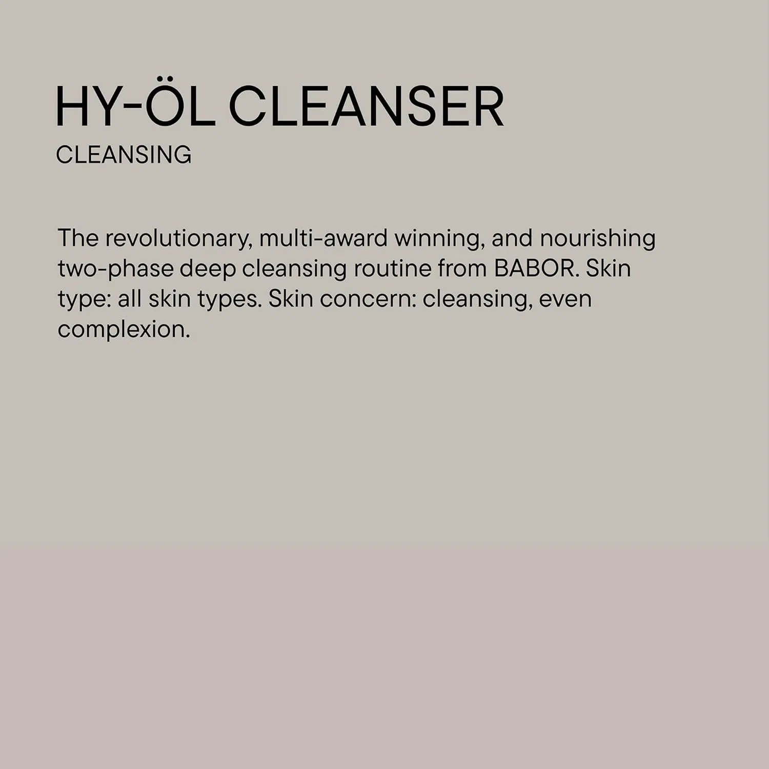 Эмульсия Babor — Очищающее масло Hy-Oil для всех типов кожи от — фото 4
