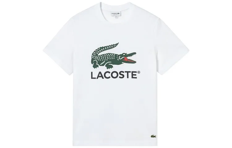 Футболка с логотипом LACOSTE, зеленый — фото 4