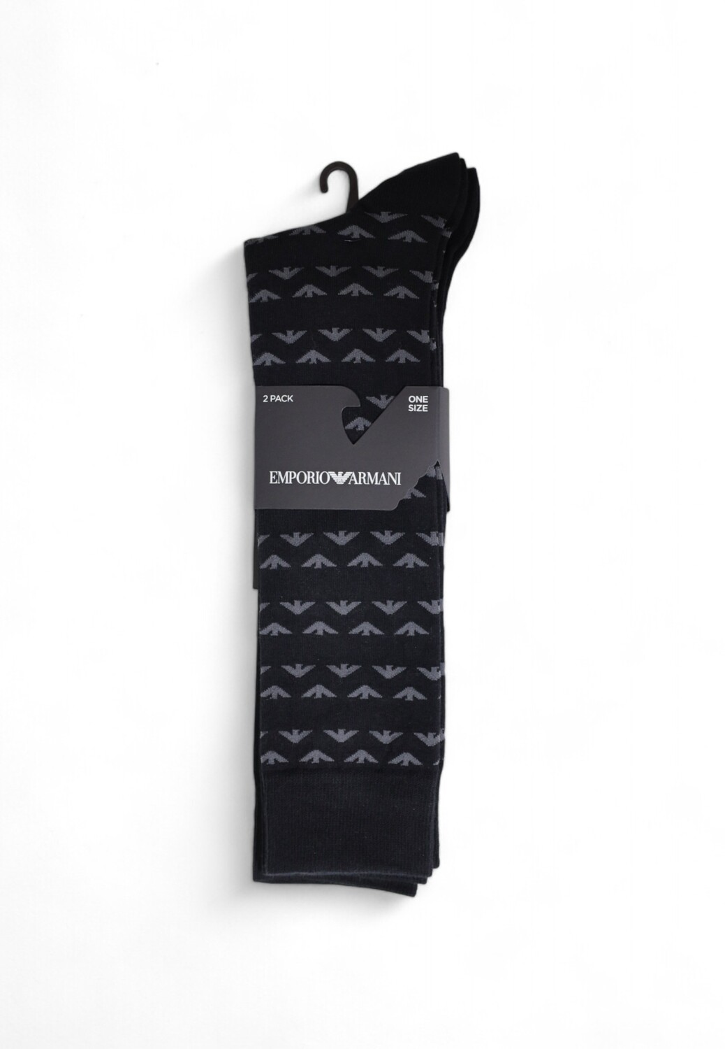 

Носки мужские Emporio armani underwear с принтом 2 пары, черный