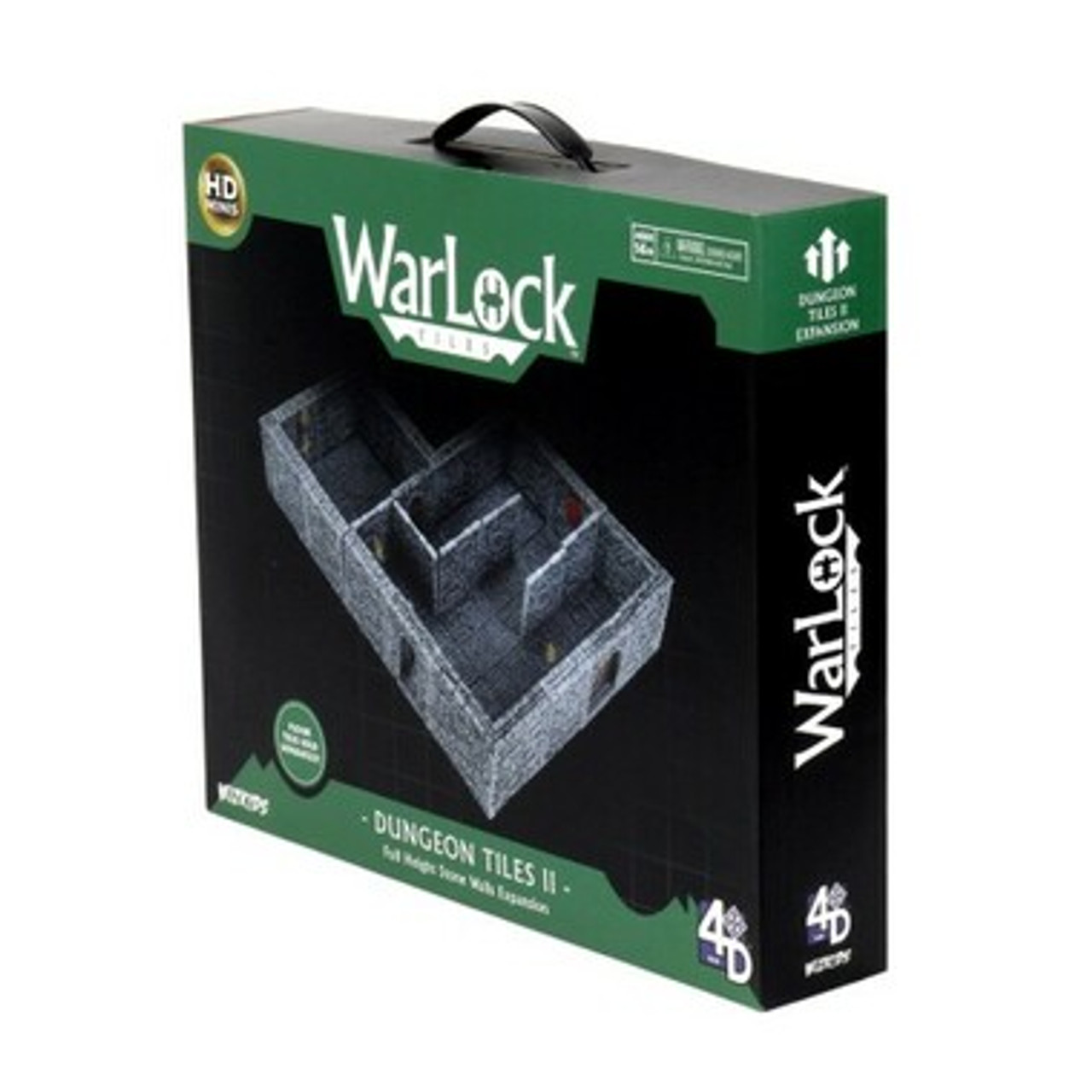 

Миниатюра Wizkids Miniatures 4D Settings: WarLock Tiles - Dungeon Tiles II - Full Height Stone Walls Expansion