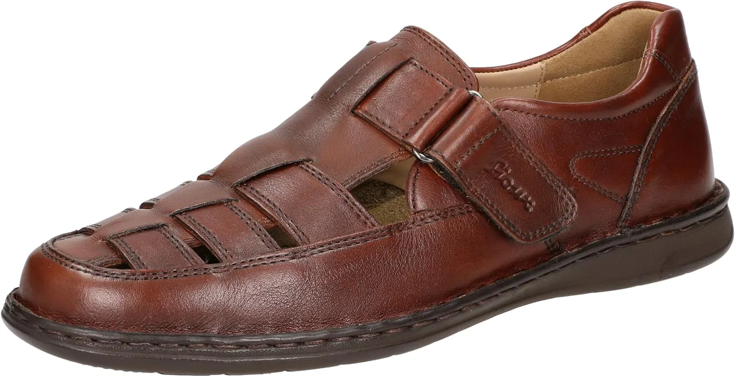 Sioux Herren Sandale Elcino-191 Туфли, Braun Setter 003