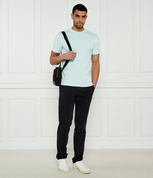 Футболка Calvin Klein Slim Fit, бирюзовый — фото 2