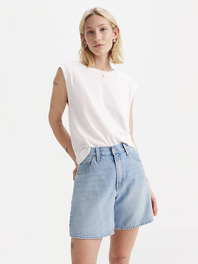 

Майка-бомбер свободного покроя Levi's, цвет White