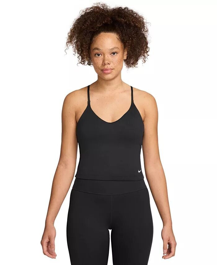

Женский бюстгальтер Indy Light-Support Built-In Bra Tank Nike, черный