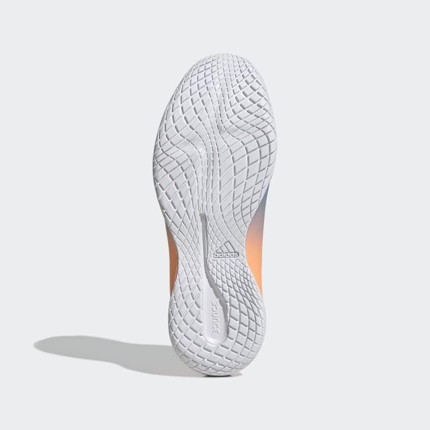 Мужские кроссовки Adidas Novaflight Sustainable, белый/черный/оранжевый — фото 4