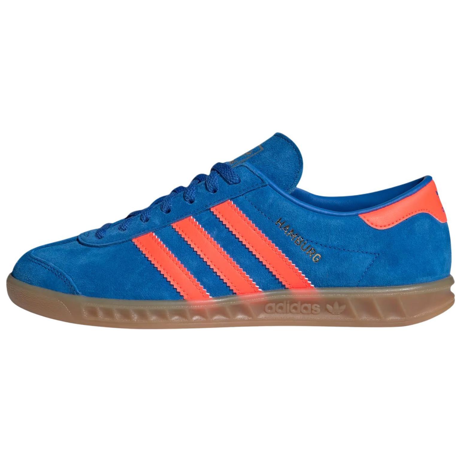 

Кроссовки Adidas Women's Hamburg 'Blue Bird Solar Orange', синий/оранжевый