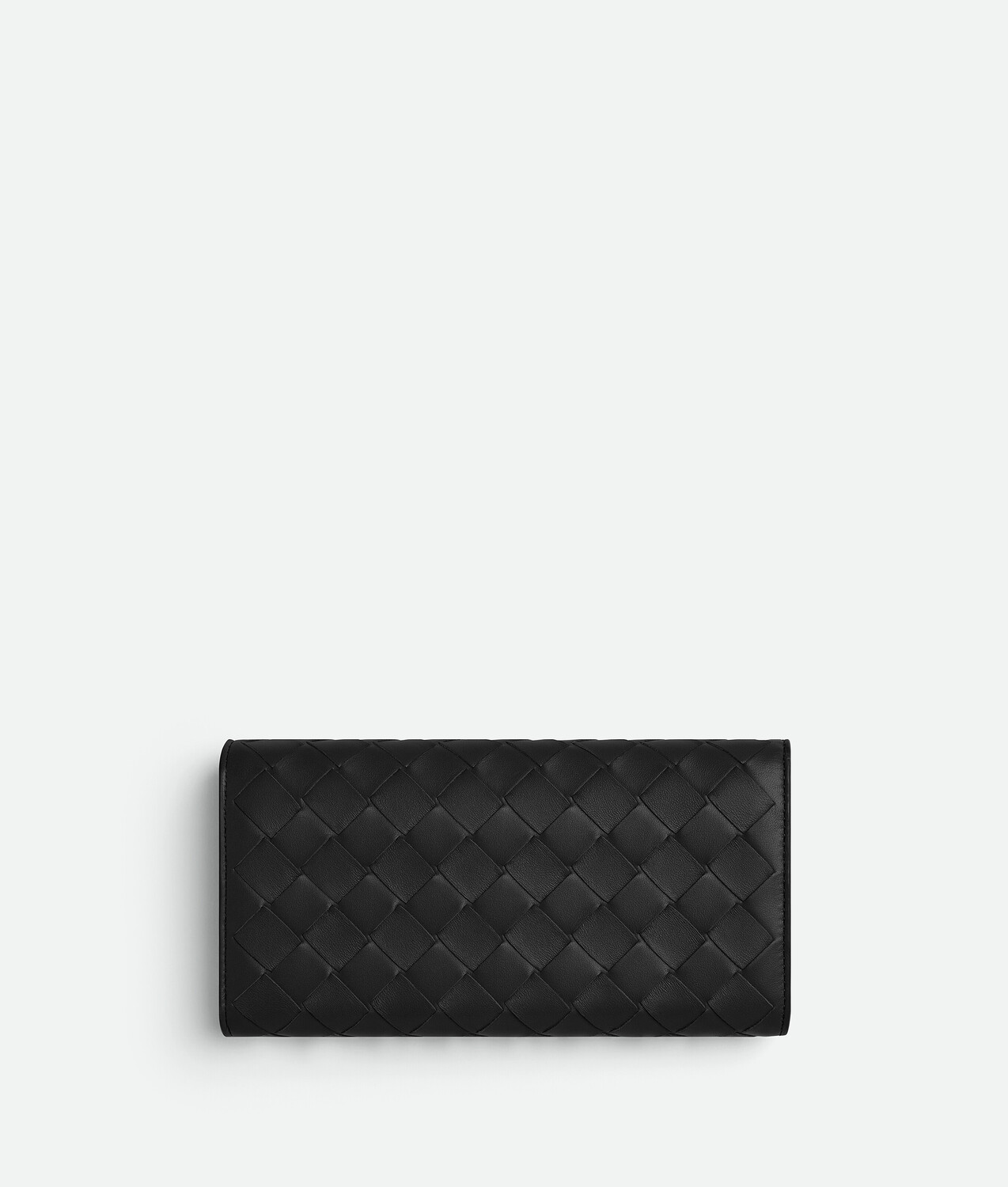 Intrecciato large flap wallet BOTTEGA VENETA, черный — фото 3