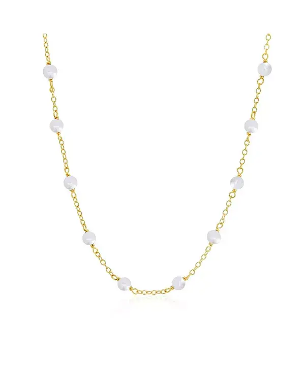 

Ожерелье из жемчужных бусин, 14-каратное золото The Lovery, pearl