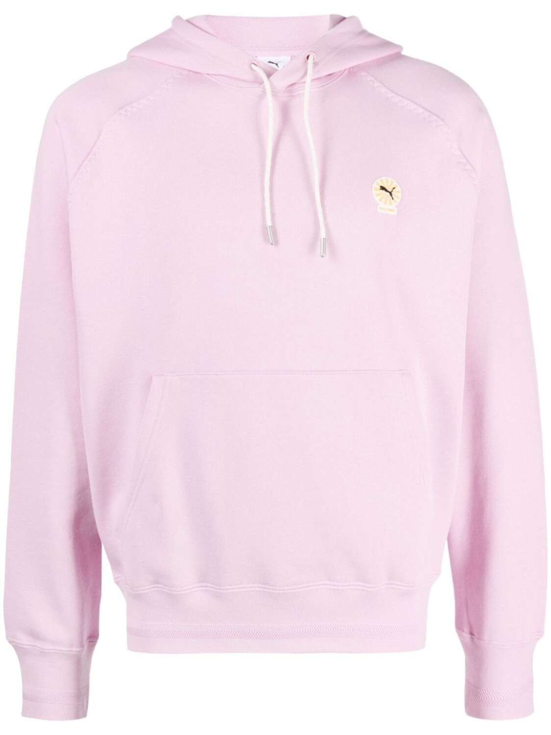 

PUMA худи с кулиской и надписью, розовый