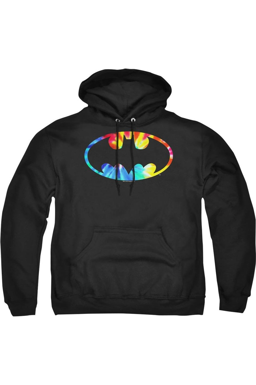 

Толстовка с капюшоном Batman Tie Dye Batman Logo для взрослых Gildan, черный