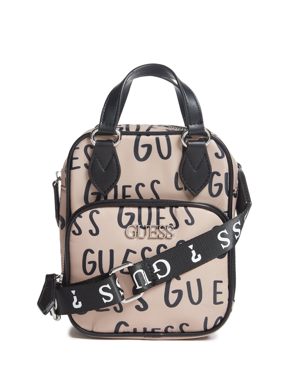 

Нейлоновая сумка через плечо с логотипом Guess Factory, цвет Tan