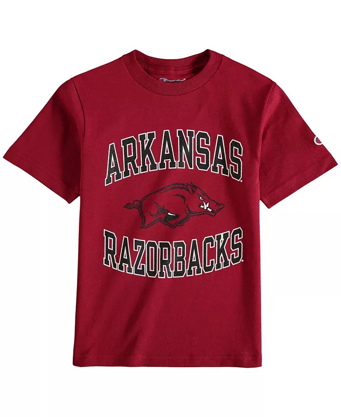

Футболка с командным логотипом Arkansas Razorbacks для мальчиков старшего возраста Champion