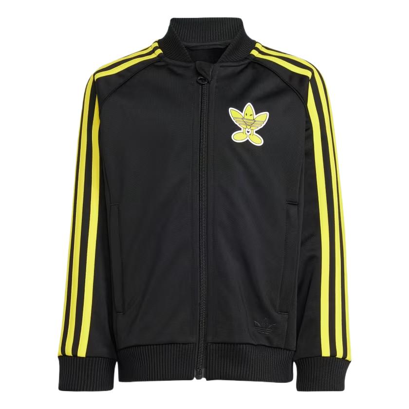 Adidas Originals Smiley World Casual Sportswear SST Black Kids' — фото 3