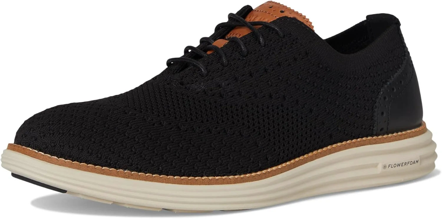 Туфли Cole Haan Mens Originalgrand Remastered Stitchlite, черный/серебристый — фото 2