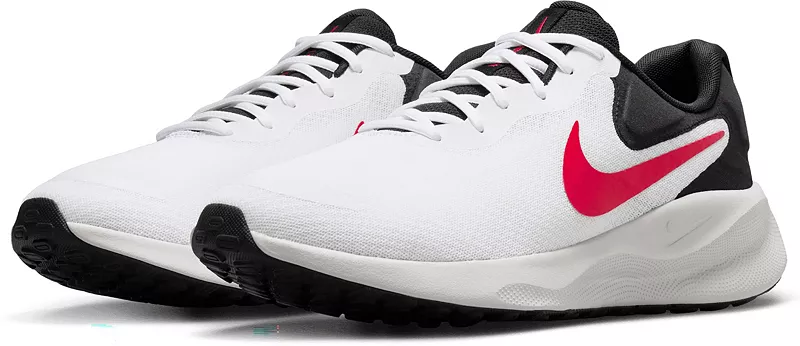 Мужские кроссовки Nike Revolution 7, белый/красный/черный — фото 3