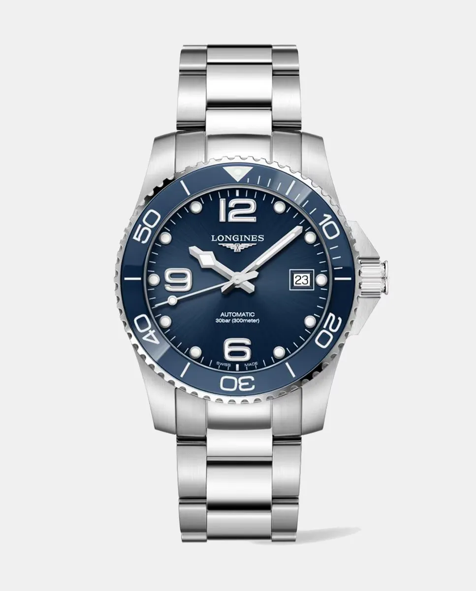 

HydroConquest L37804966 автоматические женские часы из стали Longines, серебряный