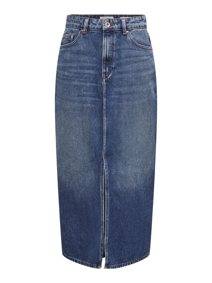 

Юбка до колена ONLY, Средне-синий деним