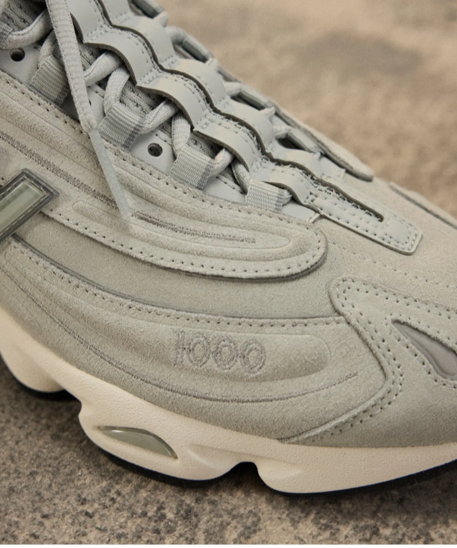 Унисекс кроссовки New Balance U1000 серые — фото 4