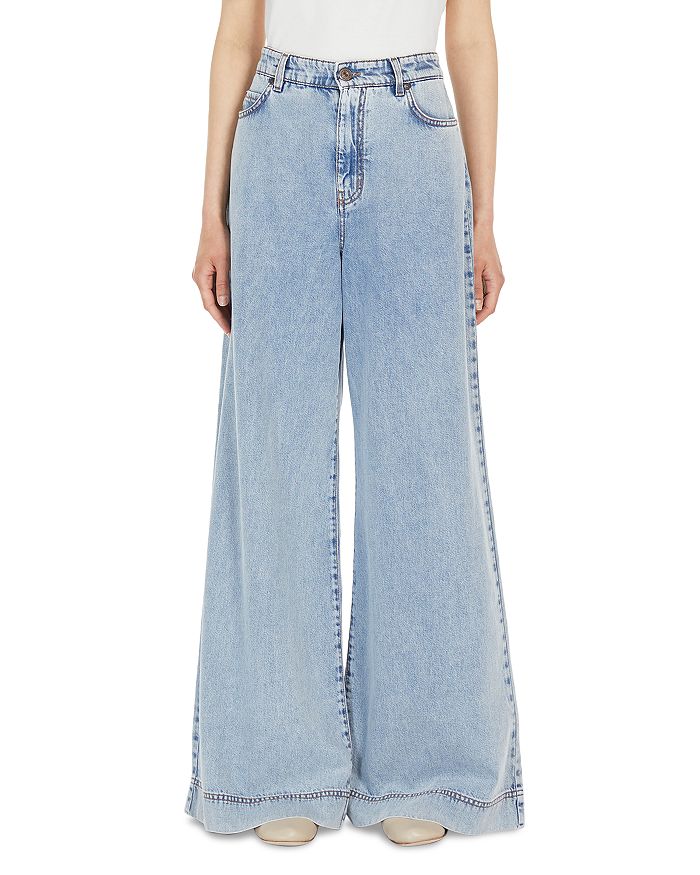 

Джинсы Vega Wide Leg в цвете Navy Weekend Max Mara, синий