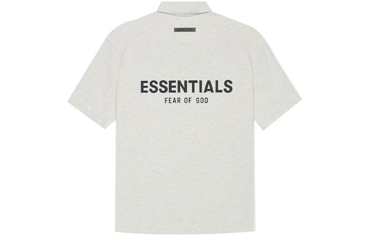 

SS21 Поло Унисекс Овсянка Fear Of God Essentials, светло-бежевый